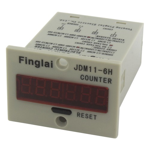 JDM11-6H AC 100-240V 4 pin 100-240V voltage level input digital electronic production counter