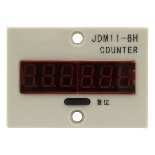 JDM11-6H AC 110V 4 pin 6-36VDC PNP sensor input digital electronic production counter