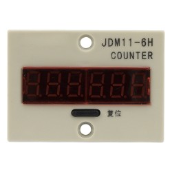 JDM11-6H AC 220V 4 pin 6-36VDC PNP sensor input digital electronic production counter