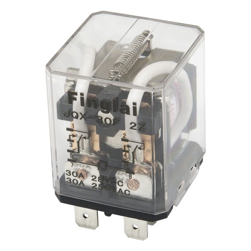 JQX-30F AC 110V 30A  DPDT silver alloy contact high power relay