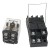 JQX-30F DC 24V 30A  DPDT silver alloy contact high power relay with socket base