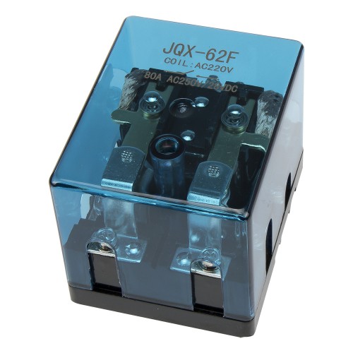 JQX-62F-2Z AC 220V 80A silver alloy contact high power relay