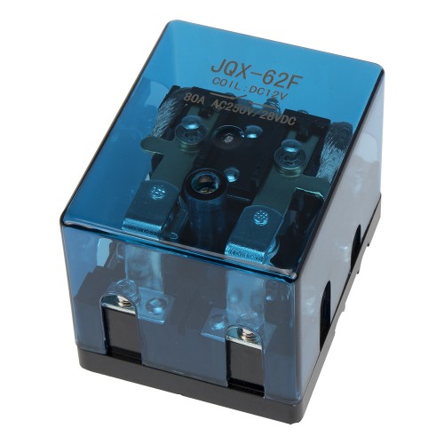 JQX-62F-2Z DC 12V 80A copper high power relay