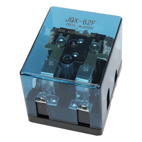 JQX-62F-2Z AC 220V 80A copper high power relay