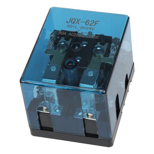JQX-62F-2Z DC 24V 80A copper high power relay