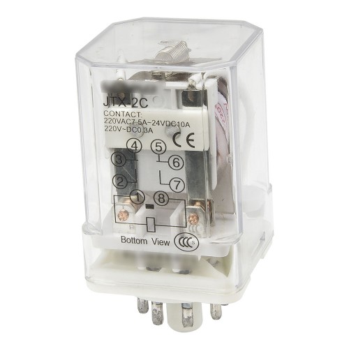 JTX-2C 220VAC 8 pins electromagnetic relay