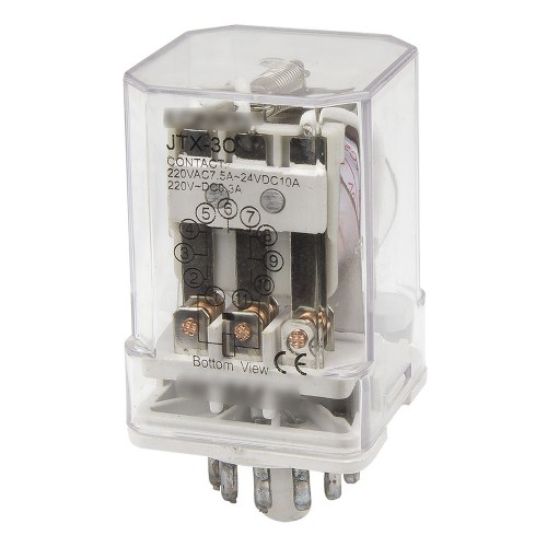JTX-3C 220VAC 11 pins electromagnetic relay