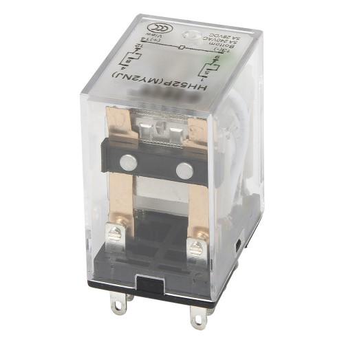 HH52PL DC 12V LED indicator electromagnetic relay HH52P MY2 series 12VDC HH52P-L MY2NJ