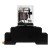 HH52PL AC 220V LED indicator electromagnetic relay with socket base HH52P MY2 series 220VAC HH52P-L MY2NJ