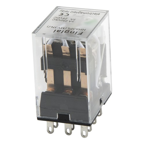 HH53PL DC 12V LED indicator electromagnetic relay HH53P MY3 series 12VDC HH53P-L MY3NJ