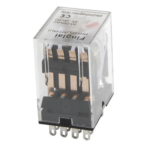 HH54PL AC 110V electromagnetic relay with LED indicator HH54P MY4 series 110VAC HH54P-L MY4NJ