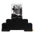 HH54PL DC 24V LED indicator electromagnetic relay with socket base HH54P MY4 series 24VDC HH54P-L MY4NJ