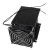 FHSH01F-110 black 110*100*80mm three phase solid state relay SSR aluminum heat sink SSR radiator with 220VAC oil-retaining bearing fan and protective cover