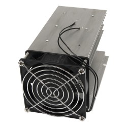 FHSI02F-150 150*100*95mm three phase solid state relay heat sink SSR radiator with 110VAC oil-retaining bearing fan and protective cover