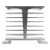 FHSI05-50W white 50*115*95 mm industrial grade SSR solid state relay aluminum heat sink radiator (Can install 1pc industrial SSR)