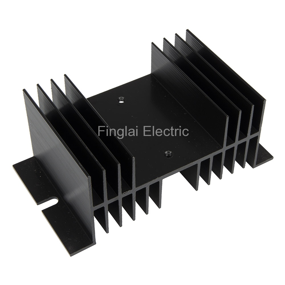 FHSW0170 black 70*125*50mm single phase solid state relay heat sink