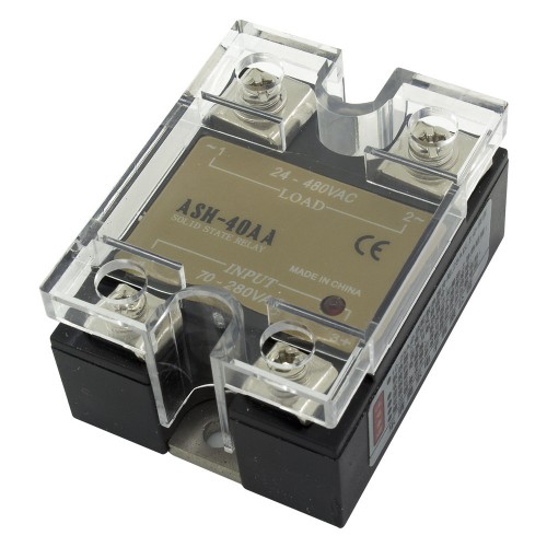 ASH-40AA single phase AC to AC 40A 480VAC solid state relay 40AA SSR