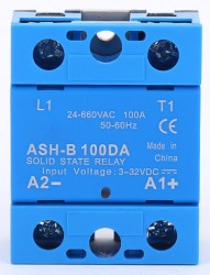 ASH-B-100DA single phase DC to AC 100A 660V solid state relay 100DA SSR