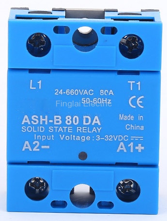 SSR single phase solid state relay 80A DC-AC ASH-C 80DA 