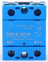ASH-B-120VA single phase resistance to AC 120A 480V solid state voltage regulator 120VA SSR