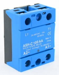 ASH-C-100AA single phase AC to AC 100A 480VAC solid state relay