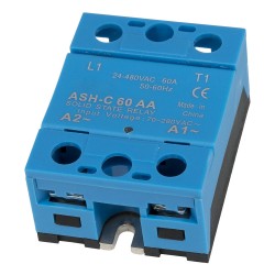 ASH-C-60AA single phase AC to AC 60A 480VAC solid state relay