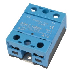 ASH-C-120DA single phase DC to AC 120A 480VAC solid state relay