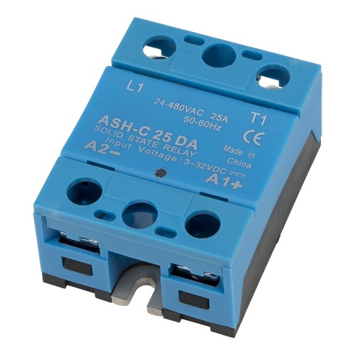 ASH-C-25DA single phase DC to AC 25A 480VAC solid state relay