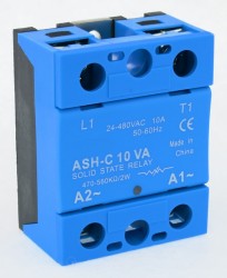 ASH-C-10VA single phase resistance to AC 10A 24-480VAC solid state voltage regulator 10VA SSR