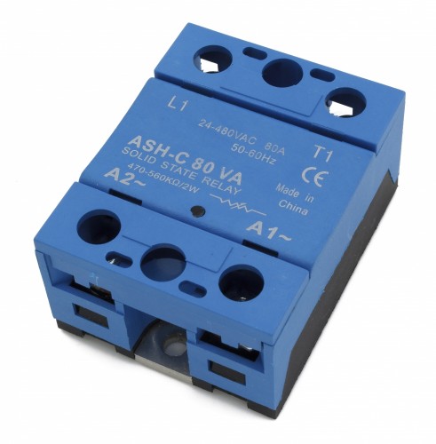 ASH-C-80VA single phase resistance to AC 80A 24-480VAC solid state voltage regulator 80VA SSR