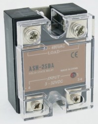 ASH-25DA single phase DC to AC 25A 480VAC solid state relay 25DA SSR