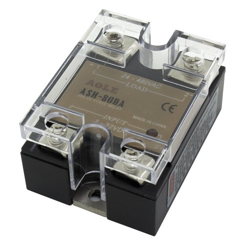 ASH-80DA single phase DC to AC 80A 480VAC solid state relay 80DA SSR