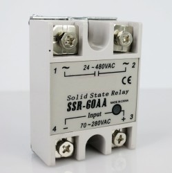 SSR-60AA single phase AC to AC 60A 480V solid state relay 60AA SSR
