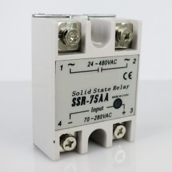 SSR-75AA single phase AC to AC 75A 480V solid state relay 75AA SSR