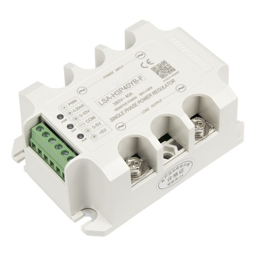 LSA-H3P40YB-F single phase AC 40A 380V closed loop negative feedback solid state voltage regulator / power regulator module