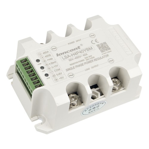 LSA-H4P40YBM single phase AC 40A 90-450V closed loop negative feedback RS485 modbus interface solid state voltage regulator / power regulator module