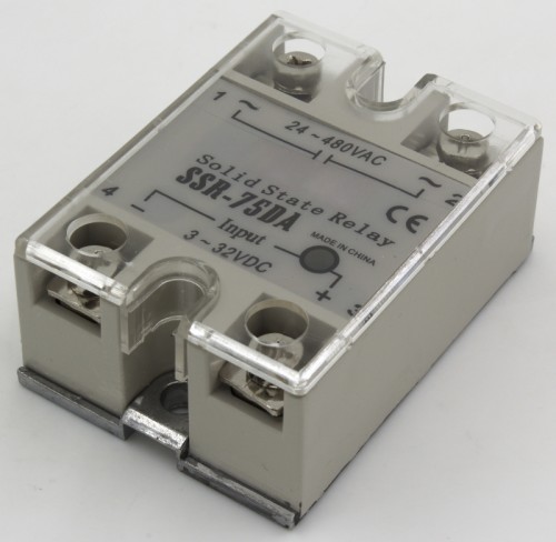 SSR-75DA single phase DC to AC 75A 480V solid state relay 75DA SSR