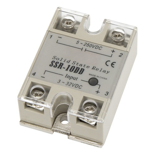 SSR-10DD single phase DC to DC 10A 5-250VDC solid state relay 10DD SSR