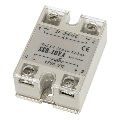 SSR-10VA single phase resistance to AC 10A 24-250V solid state voltage regulator 10VA SSR