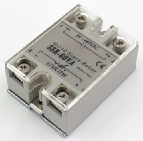 SSR-60VA single phase resistance to AC 60A 24-480V solid state voltage regulator 60VA SSR