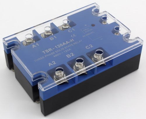 TSR-120AA-H three phase AC to AC 120A 90-480Vac solid state relay / SSR