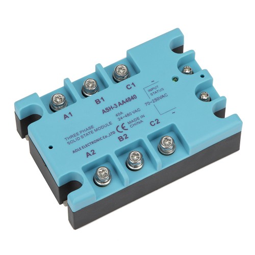 TSR-40AA three phase AC to AC 40A 90-480Vac solid state relay / SSR