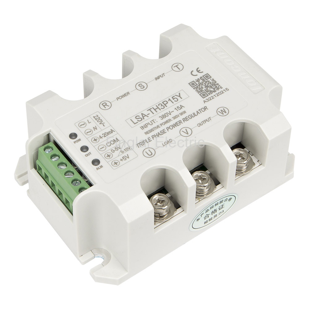 LSATH3P15Y three phase AC 15A 380V solid state voltage regulator / power regulator module