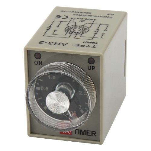 AH3-2 AC 110V 3s on delay DPDT time relay