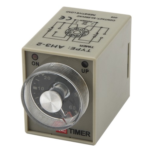 AH3-2 AC 110V 60s on delay DPDT time relay