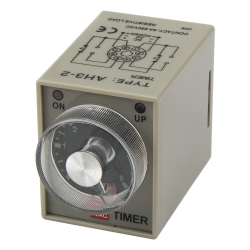 AH3-2 AC 110V 6min on delay DPDT time relay