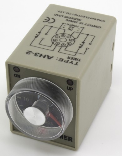 AH3-2 AC/DC 12V 60s on delay DPDT time relay