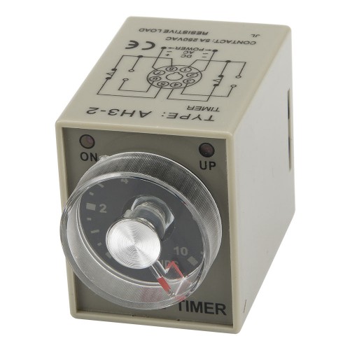 AH3-2 AC 220V 10s on delay DPDT time relay