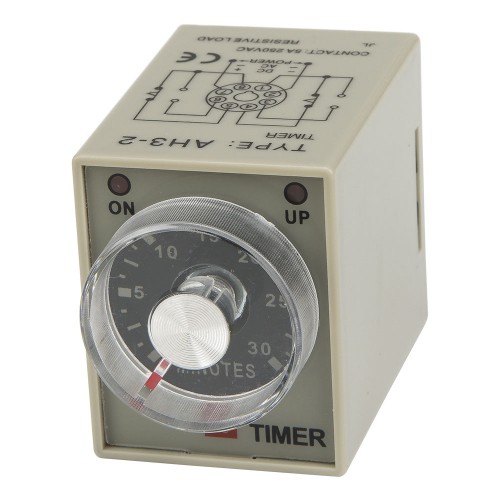 AH3-2 AC 220V 30min on delay DPDT time relay