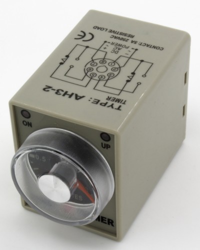 AH3-2 AC 220V 3min on delay DPDT time relay